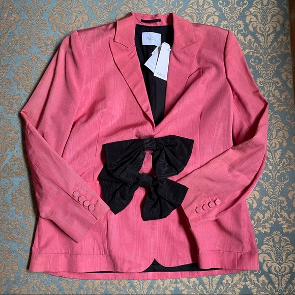 NWT Racil Henry Bow embellished suit jacket - Picture 3 of 12